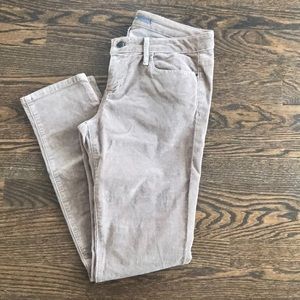 Joe’s jeans grey/beige Chelsea corduroy skinny